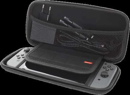 Dėklas DELTACO GAMING Nintendo Switch, 10 kišenių žaidimų, juodas / GAM-089