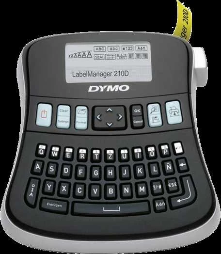 Spausdintuvas Dymo Label Manager 210D, žymėjimo mašina su QWEERTY klaviatūra, juodas / S0784430