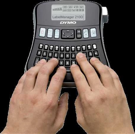 Spausdintuvas Dymo Label Manager 210D, žymėjimo mašina su QWEERTY klaviatūra, juodas / S0784430
