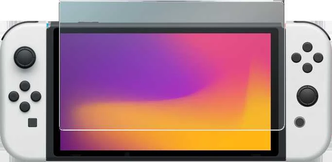 Ekrano apsauga DELTACO GAMING skirta Nintendo Switch OLED 7", atspari įbrėžimams, skaidri, 0,33 mm / GAM-151