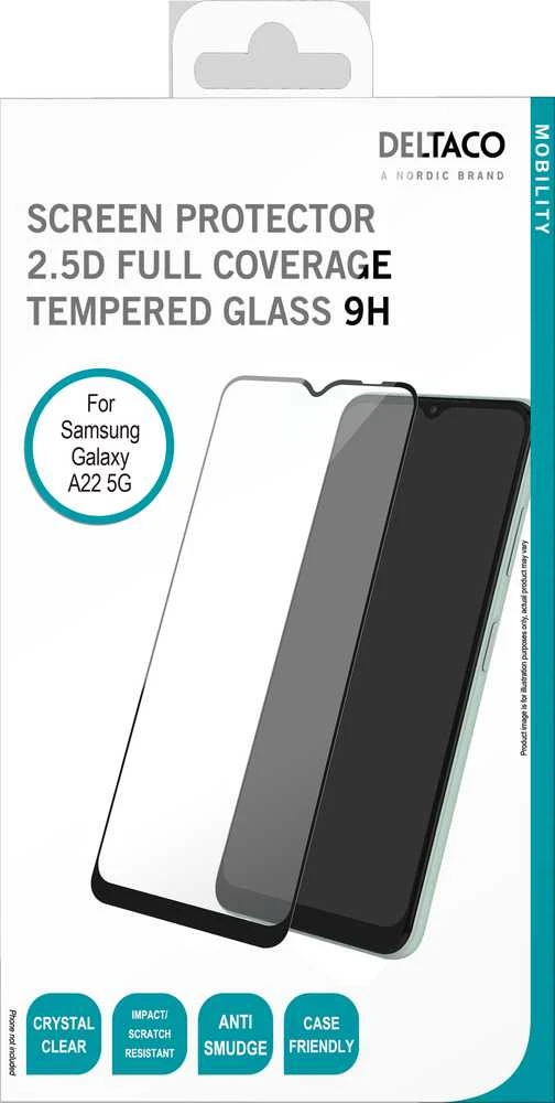 Ekrano apsauga DELTACO skirta Samsung Galaxy A22, 2.5D grūdintas stiklas, 9H kietumas / SCRN-A22