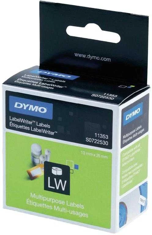 DYMO LW - Multi-Purpose Labels - 13 x 25 mm - S0722530 Balta Lipni spausdintuvo etiketė