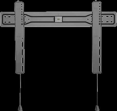 Fiksuotas sieninis laikiklis DELTACO OFFICE ypač plonas, 37"-70", 35kg, 100x100-600x400, juodas / ARM-0151