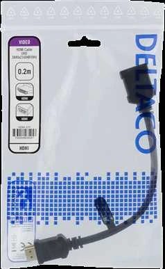 HDMI į HDMI adapteris 0,2m pakuotėje
