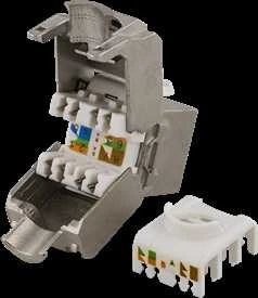 FTP Cat6a "Keystone" jungtis be įrankių DELTACO MD-112