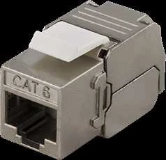FTP Cat6" kabelių tinklo jungtis, apsaugota, 22-26AWG, "be įrankių" DELTACO / MD-108