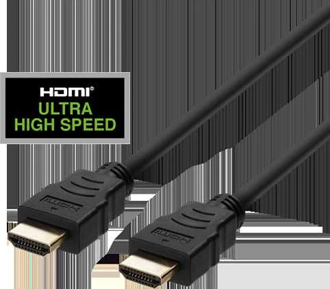 HDMI laidas DELTACO ULTRA High Speed, 48Gbps, 2m, juodas / HU-20
