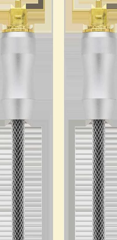 High End Toslink kabelis DELTACO optinis skaitmeninio garso kabelis, 1 m, juodas / TOTO-11-K / 00190001