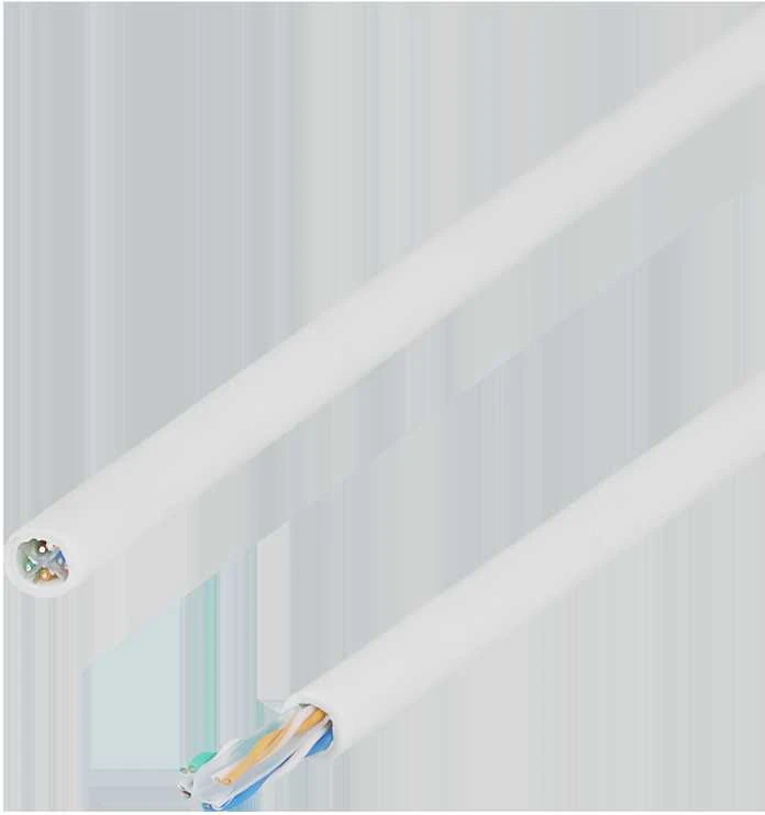 Instaliacinis kabelis DELTACO U / UTP Cat6a, 100m, 28AWG, plonas, 500MHz, Delta sertifikuotas, LSZH, baltas / TP-56CS