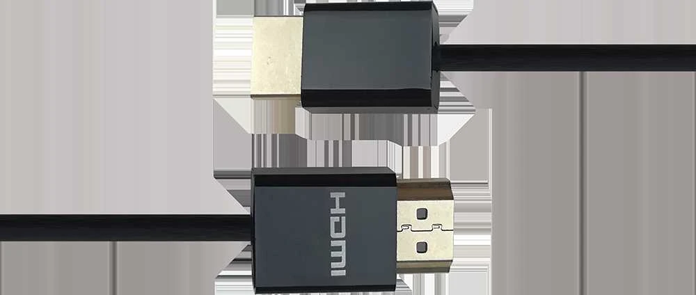 Itin plonas HDMI kabelis DELTACO 4K UHD, 1m, juodas / HDMI-1091-K / 00100017
