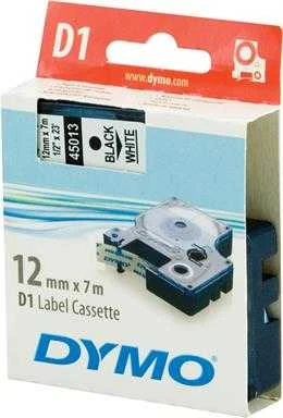 Juostelė DYMO D1 12mm x 7m, vinilinė, juoda ant balto / S0720530 45013