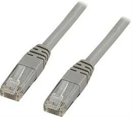 Kabelis DELTACO F/UTP Cat6 patch 7m pilkas TP-67-FL