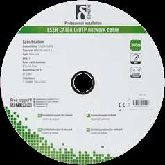 Kabelis DELTACO UTP, 305m, CAT6a, baltas / TP-57C