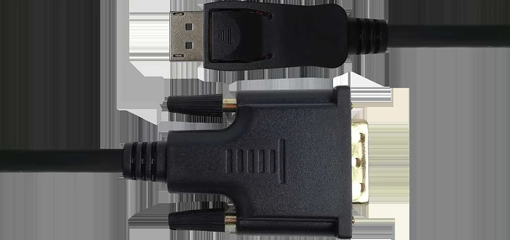 Kabelis DELTACO DisplayPort - DVI-D Single Link, 1080p 60Hz, 3m, juodas / DP-2030-K / 00110010