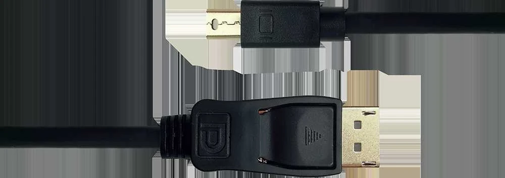 Kabelis DELTACO DisplayPort į miniDisplayPort, 4K UHD, 1m, juodas / DP-1111-K / 00110005