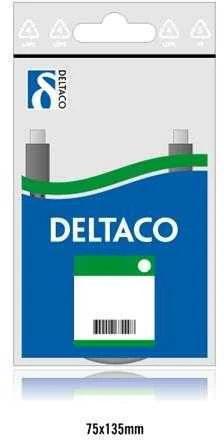 Kabelis DELTACO U / UTP, 1.0m, baltas / TP-61V