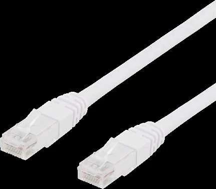 Kabelis DELTACO U/UTP, Cat6, 0.5m, 250MHz LSZH baltas / TP-60V