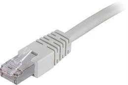 Kabelis DELTACO F / UTP Cat6 0.5 m, pilkas / STP-60