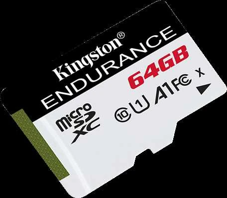 Atminties kortelė Kingston | Endurance | UHS-I U1 | 64 GB | micro SDXC | Flash atminties klasė 10