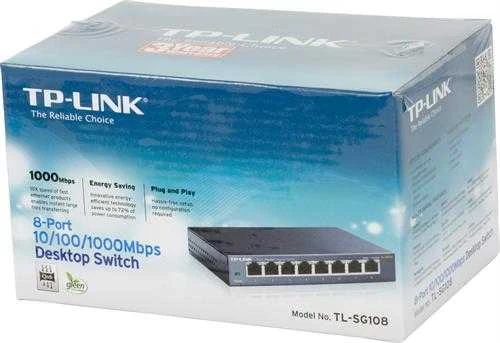 Šakotuvas Komutatorius TP-Link 8port / TL-SG108