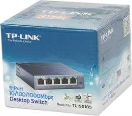 Šakotuvas Komutatorius TP-LINK, 5-port, metalinis korpusas, juodas / TL-SG105
