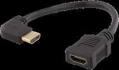 Lankstus HDMI ilgiklis su kampine jungtimi