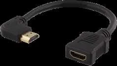 Kampinis HDMI adapteris, 20 cm