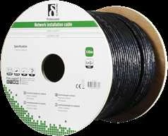 Lauko Kabelis DELTACO S / FTP Cat6a 100m, CAT6a / TP-52