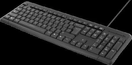Laidinė klaviatūra DELTACO 104 klavišai, US išdėstymas, USB, juoda, plono dizaino, tylūs mygtukai / TB-58-US