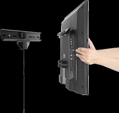 Laikiklis DELTACO TV 37"-80", itin plonas, 2 krypčių / ARM-465