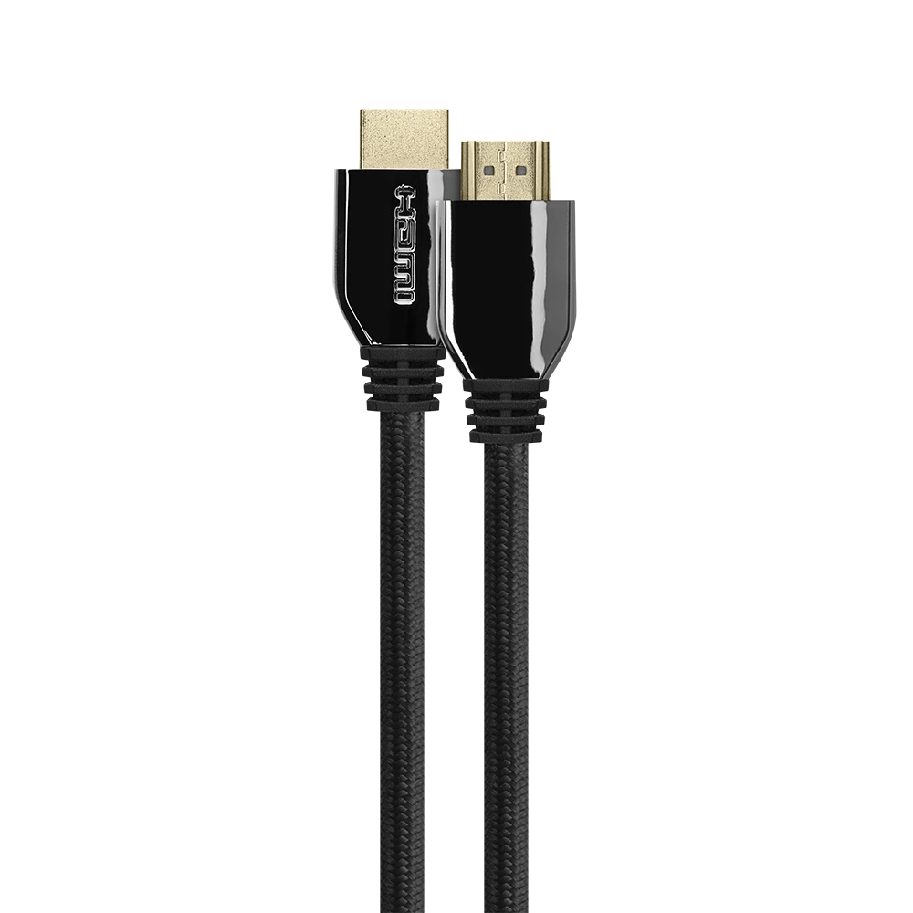 HDMI laidas su metalinėmis jungtimis ir auksine danga