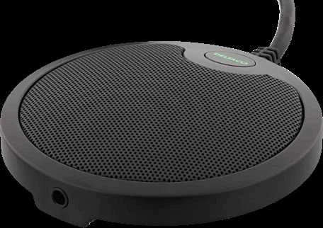 Mikrofonas DELTACO OFFICE su USB ir 3,5 mm garso prievadu, VoIP / Skype, juodas / DELC-0002