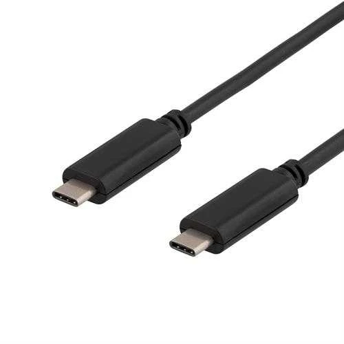 Mob. telefono kabelis DELTACO, USB 3.1, 1m, juodas / USBC-1054