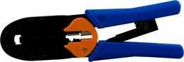 Modulinis įrankis, skirtas 4/6/8-pin, su pjaustytuvu / nuėmikliu, metalo / plastiko DELTACOIMP mėlynos / juodos / oranžinės spalvos / VK-16