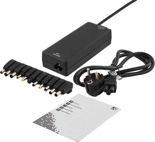NB maitinimo šaltinis DELTACO 120W, 15-20V, 11 antgalių, USB / SMP-120WD
