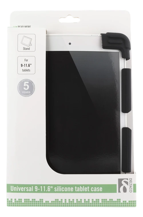 Universalus planšetinio kompiuterio dėklas Deltaco, 9-11.6", juodas / TPF-1305