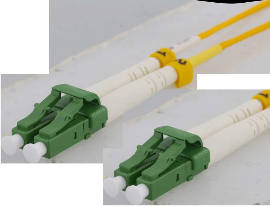 Optinis kabelis DELTACO LC - LC, duplex, singlemode, APC, 9/125, 3m / LCLC-3S-APC