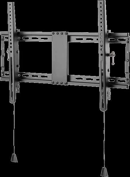 Pakeliamas sieninis laikiklis DELTACO OFFICE lankstomas, 37"-80", 70kg, 200x200-600x400, juodas / ARM-0204