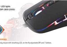 Pelė DELTACO GAMING su laidu 800-2000 DPI, 125 Hz, LED, USB, juoda / GAM-029