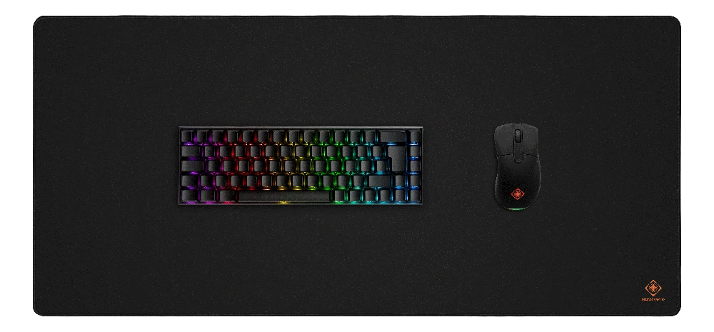 Pelės kilimėlis DELTACO GAMING DMP450 XL, 900x400x4mm, apsiūti kraštai, juodas / GAM-136