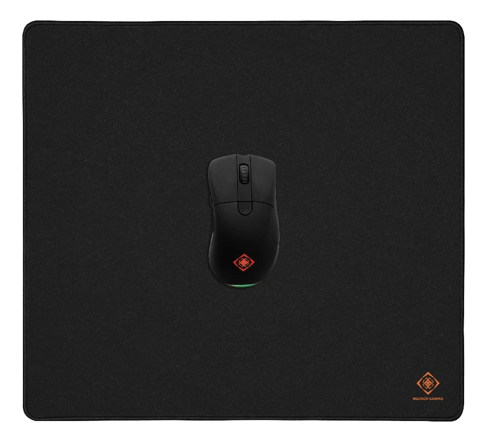Pelės kilimėlis DELTACO GAMING DMP460 L, 450x400x4mm, apsiūti kraštai, juodas / GAM-137