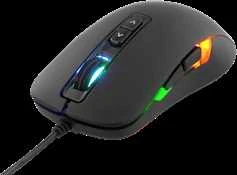 Pelė DELTACO GAMING su laidu 800-2000 DPI, 125 Hz, LED, USB, juoda / GAM-029