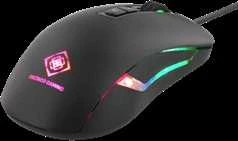 Pelė DELTACO GAMING su laidu 800-2000 DPI, 125 Hz, LED, USB, juoda / GAM-029
