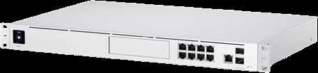 Šakotuvas UBIQUITI UDM-PRO UNIFI DREAM MACHINE 8 PORT SWITCH DAUGIŲ PROGRAMŲ SISTEMA SU 3,5 HDD IŠPLĖTIMU DUAL WAN 10G SFP+ IR 1G RJ45
