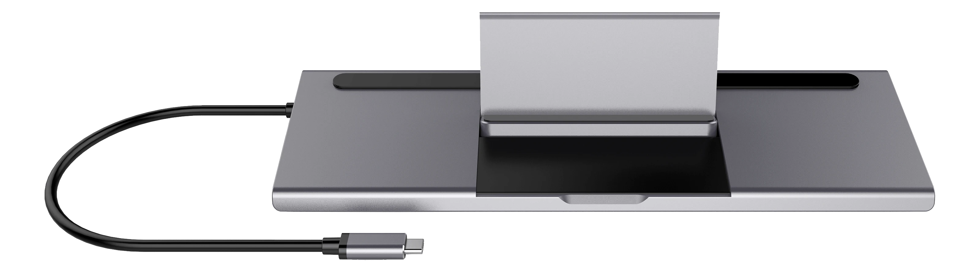 Deltaco USB-C stotelė su atrama planšetei