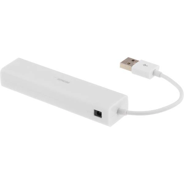 Deltaco USB 2.0 šakotuvas su maitinimo jungtimi
