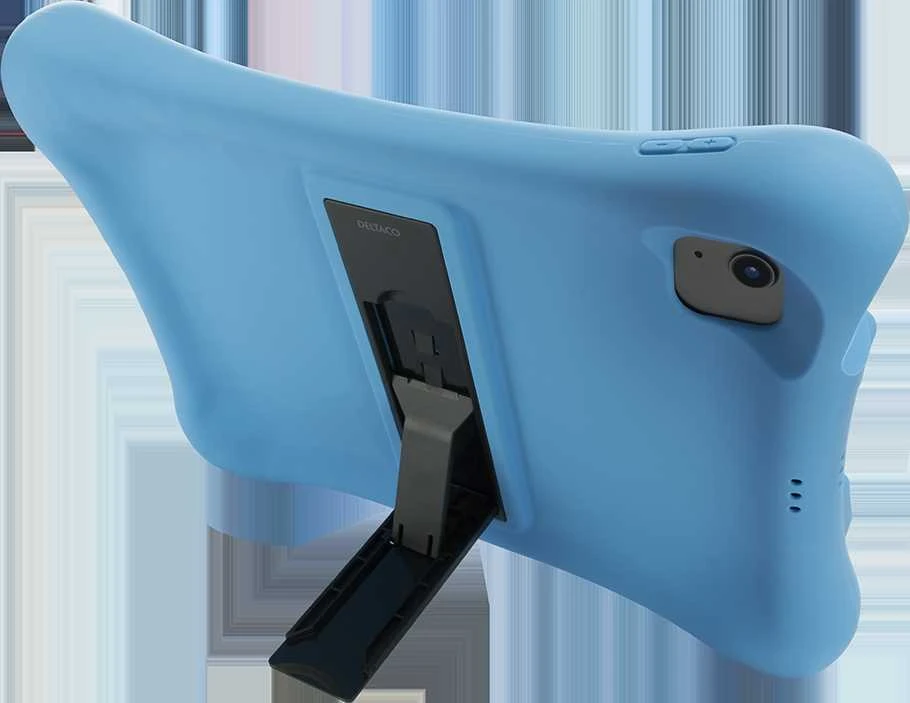 Silikoninis dėklas DELTACO iPad Air 10.9"/Pro 11" 2020/2021, pastatomas, mėlynas / TPF-1310