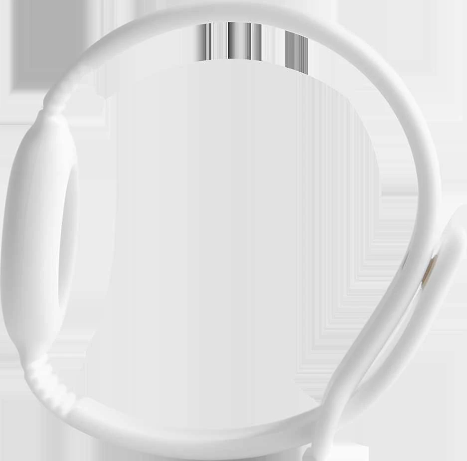 Silikoninė apyrankė skirta Apple AirTag DELTACO reguliuojamo dydžio, balta / MCASE-TAG17