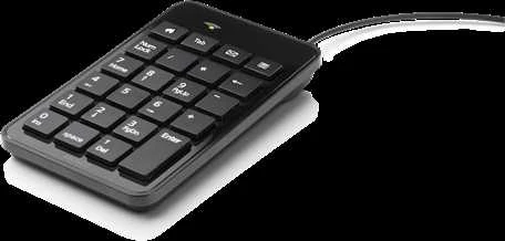 Skaičių klaviatūra DELTACO USB, juoda / TB-120