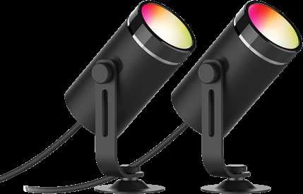 Lubinis šviestuvas Sodo šviestuvas DELTACO SMART HOME 2 žibintai, 8W vienam žibintui, RGB + 2700K / SH-GLK01